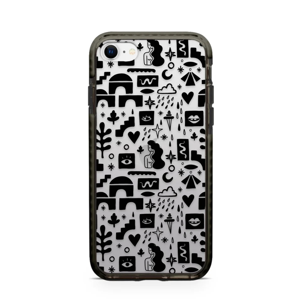 iPhone SE 2022 Impact Case Black