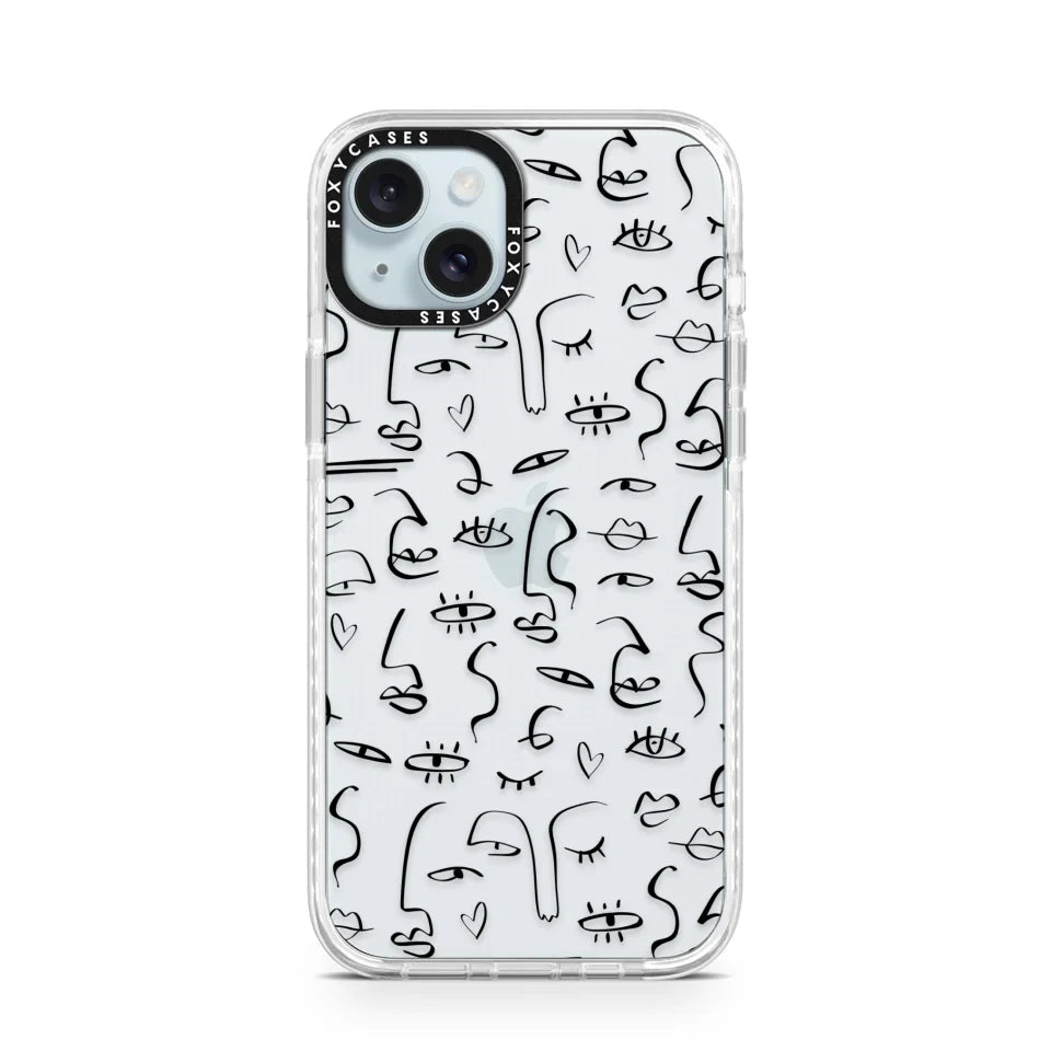 iPhone 15 Plus Impact Case White