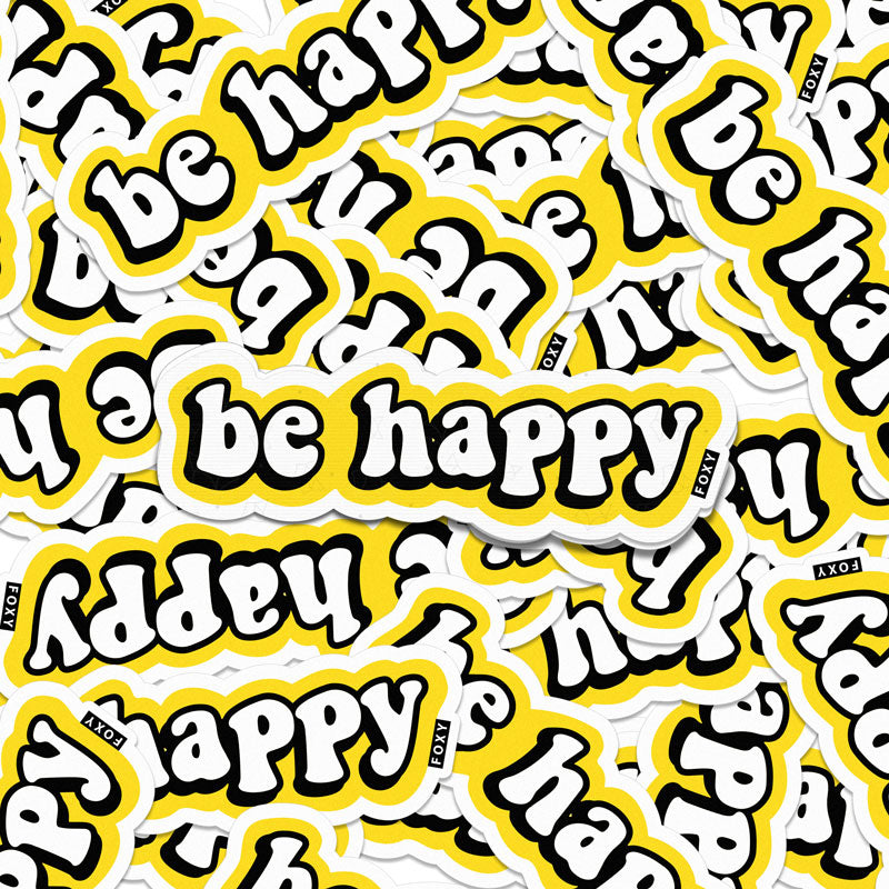 Be Happy - Sticker