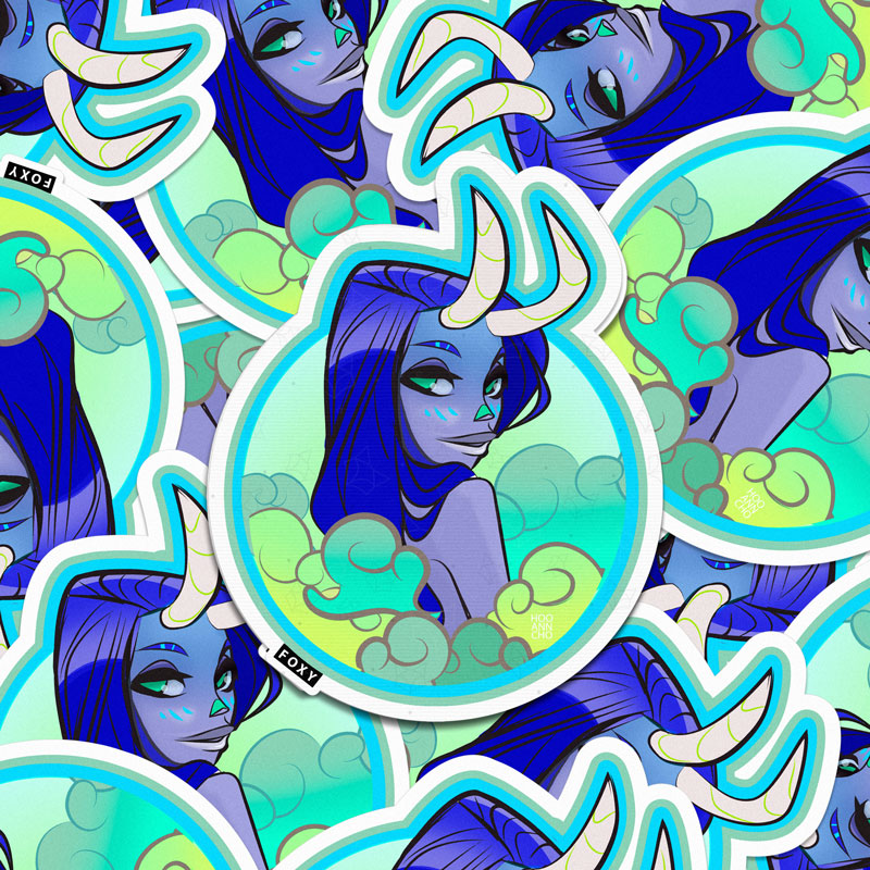 Blue Devil - Sticker