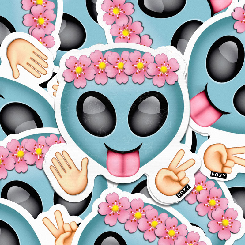 Emoji Alien - Sticker