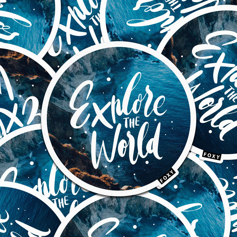 Explore The World - Sticker