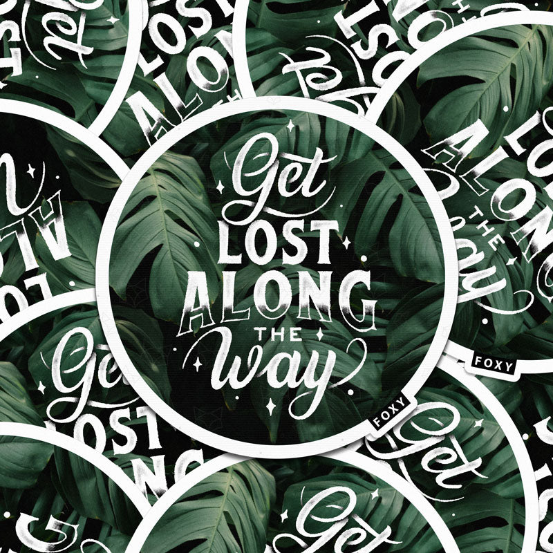 Get Lost - Sticker