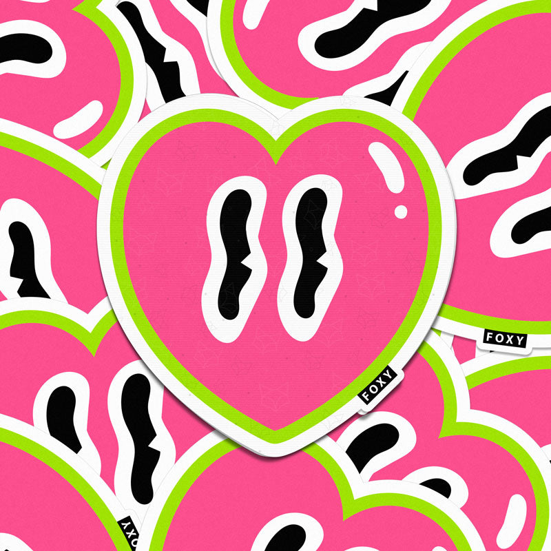 High Rate Heart - Sticker