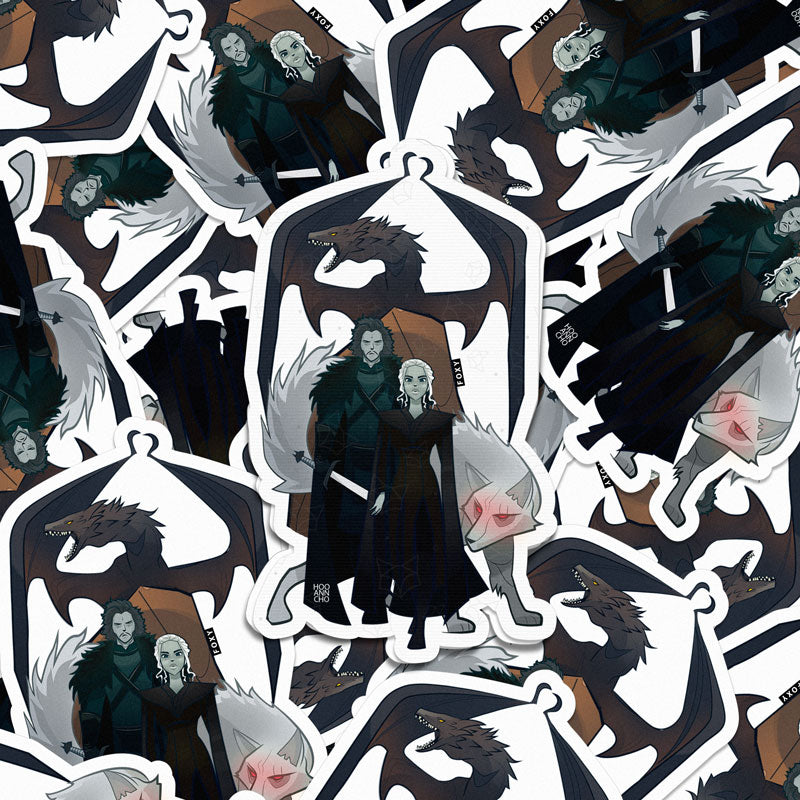 Ice And Blood - Sticker